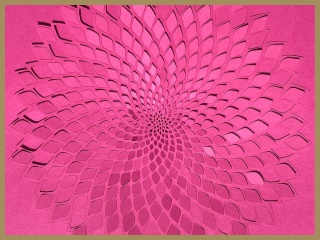 Stevi Fiona Benson a její 3D květina v odstínu Fuchsia Pink